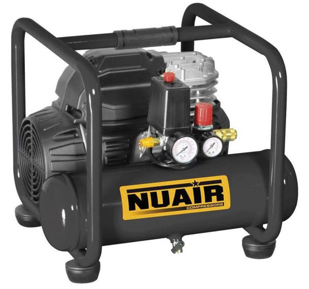Compresseur silencieux sans huile 1,5CV 6L - Nuair