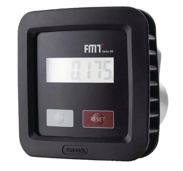 Compteur fixe 0-30 L/min-NEF, Affichage digital