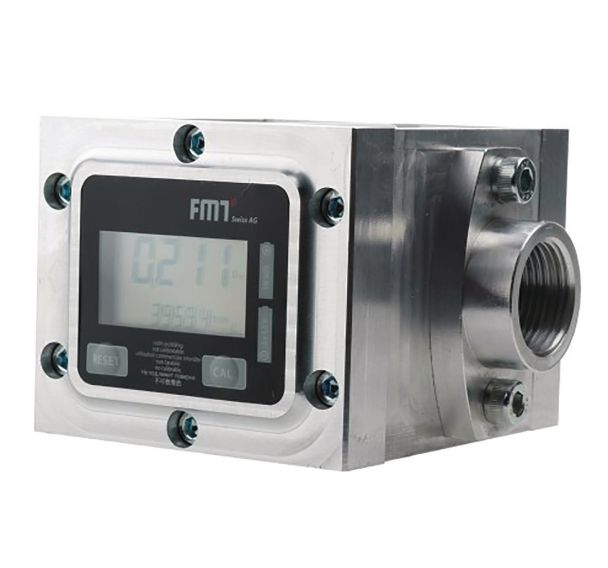 Compteur fixe 15-150 L/min-NEF, Affichage digital