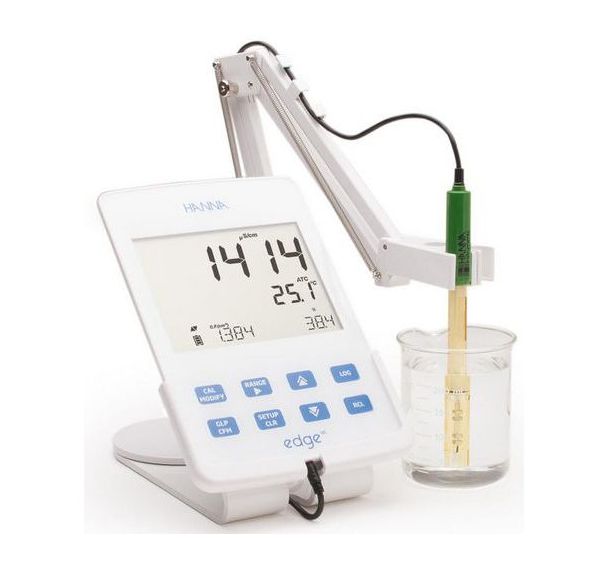 Conductimètre de laboratoire, série edge, mémorisation