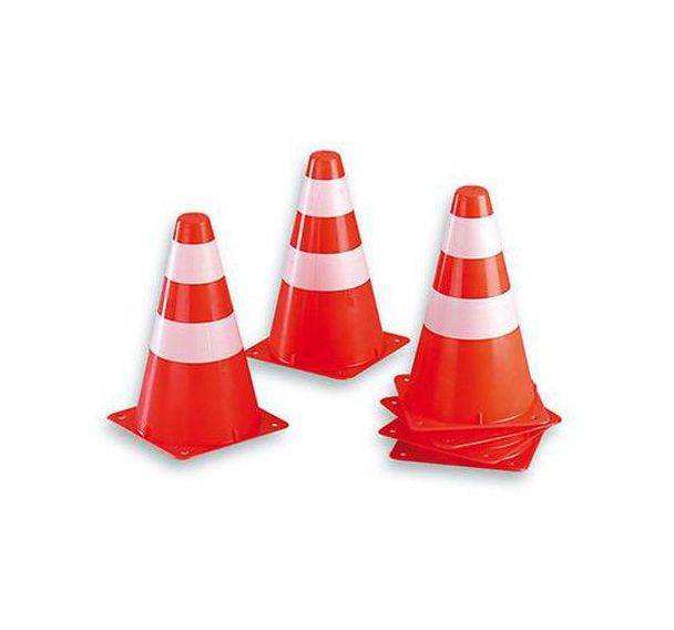 Cône à bandes blanches (Lot de 14)