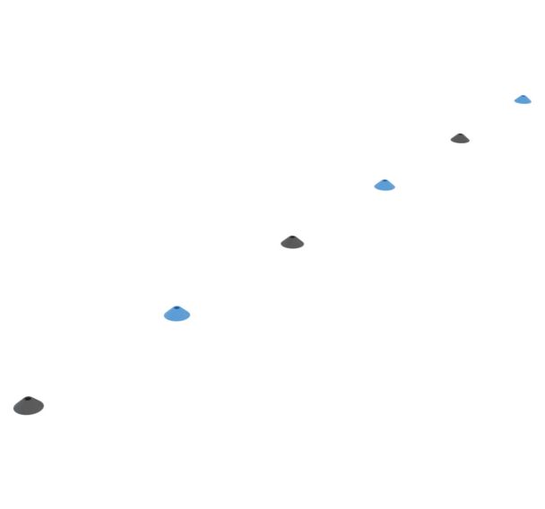 Cônes pour slalom de vitesse - Freetness