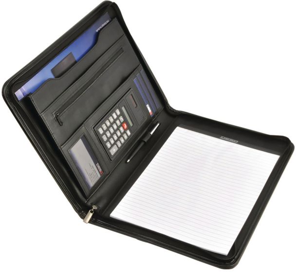 Conférencier A4 avec calculatrice intégrée