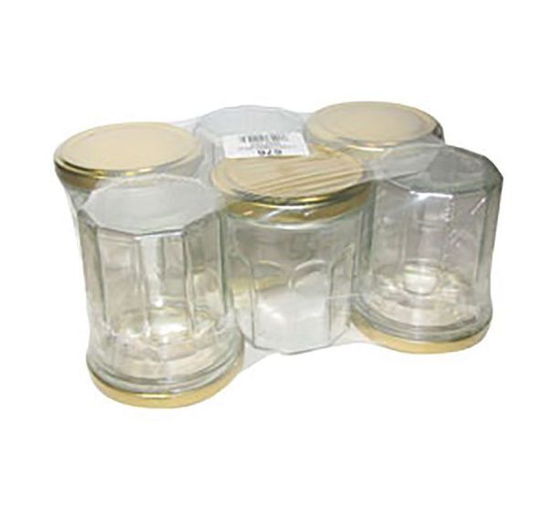 Confiturier avec couvercle x6