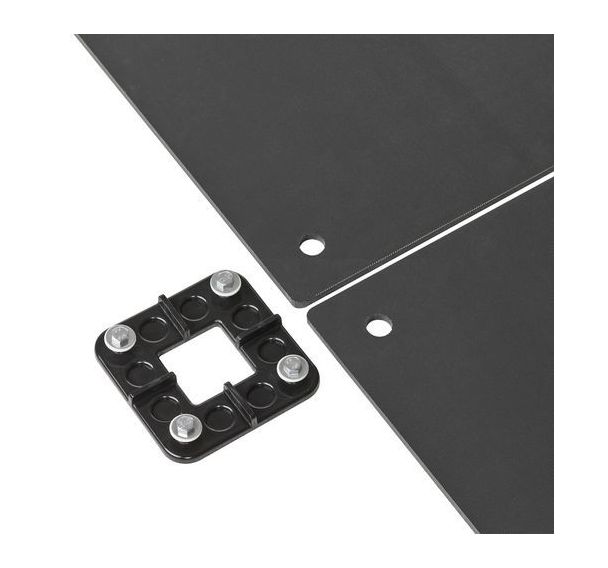 Connecteur 4 voies - Checkers gris