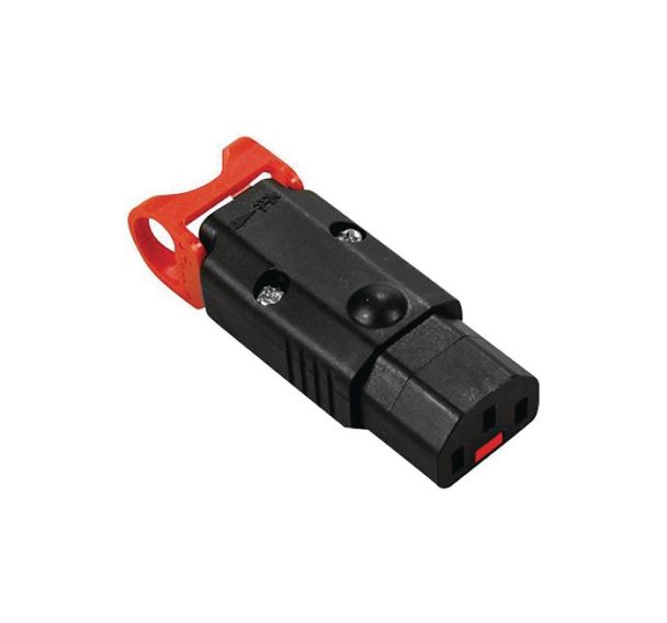 Connecteur IEC C13 à raccorder pour câble jusqu'à 3 x 1 mm2