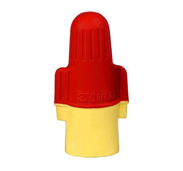 Connecteur de câble jaune/rouge Scotchlok - 3M - Lot de 100