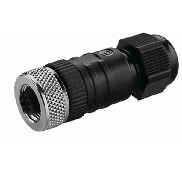 Connecteur droit M12 codé S pour modèle MACH LED PLUS