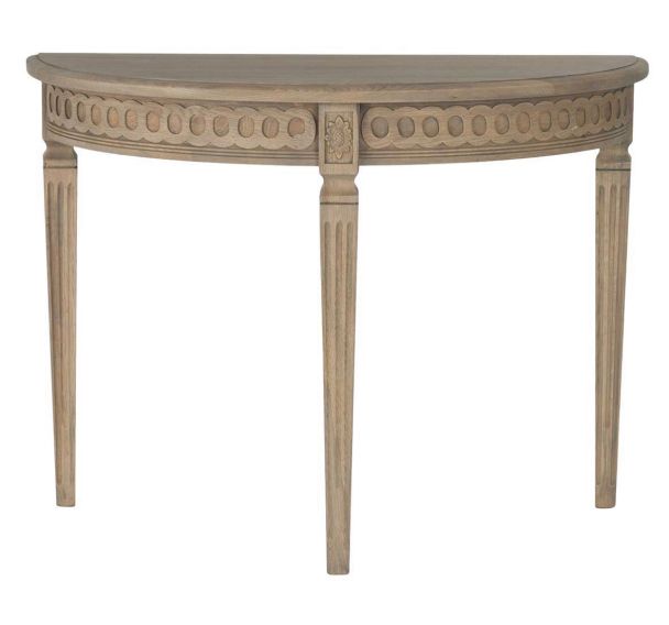 Console 1/2 lune L.105 cm