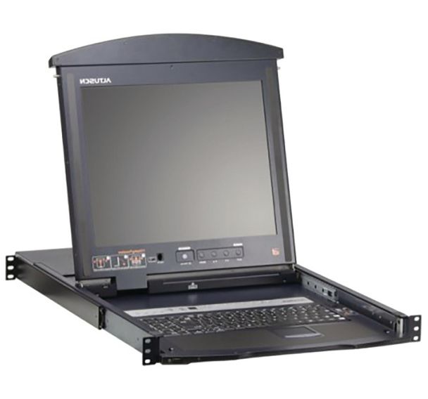 Console KVM 17'' dual rail 8 ports CAT5 ATEN