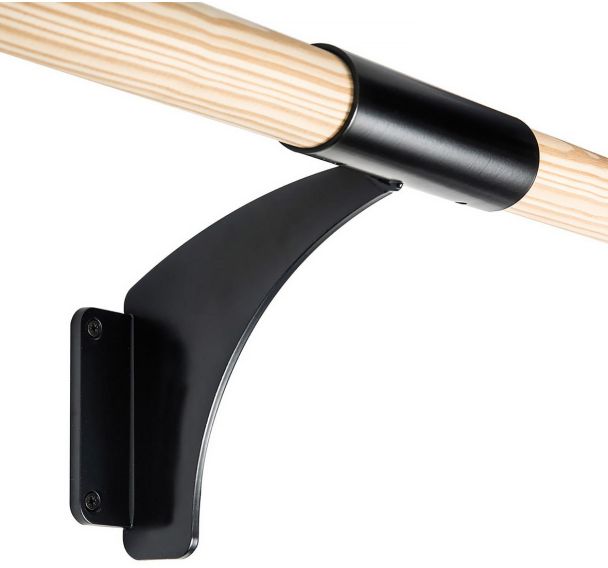 Console de danse murale simple barre intensive Noire