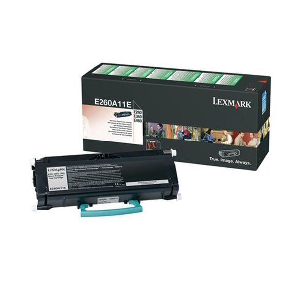 Consom. laser -Lexmark -E260/360/460 -E260/360/460 -3500pages-Noir