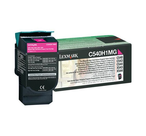 Consom. laser -Lexmark - C540/543/C544xx - C540H2YG -2000P-Jaune