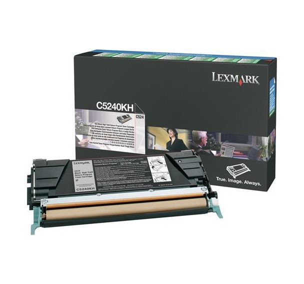 Consom. laser - Lexmark - C524 - C524 - 8000pages--Noir