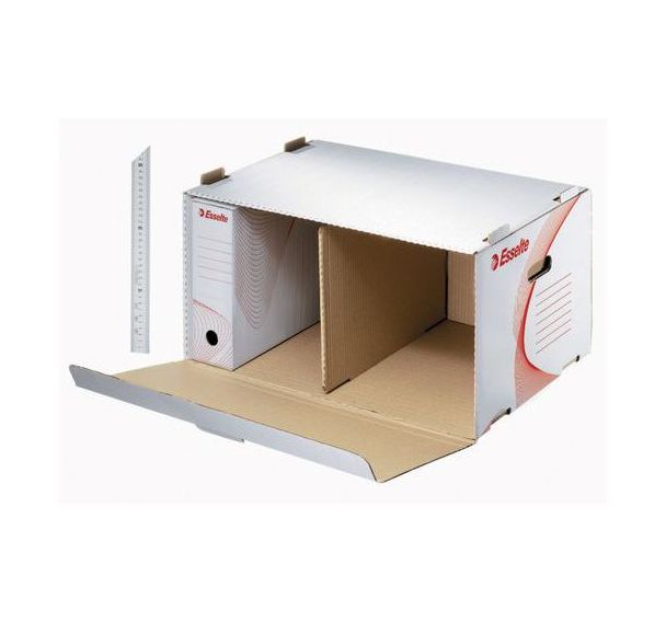 Container pour 6 boites archives dos de 8 cm Format 55x35x27cm