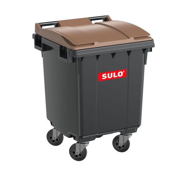 Conteneur 400l gris/marron