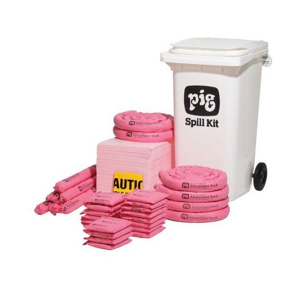 Conteneur d'absorbants pour produits chimiques - 158 L