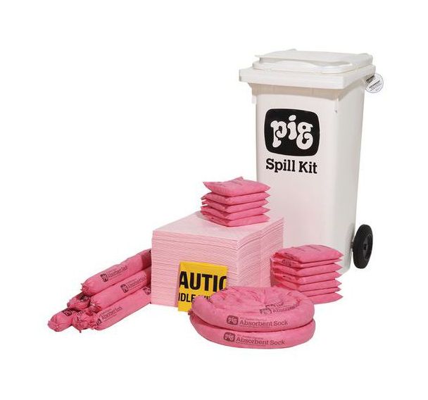 Conteneur d'absorbants pour produits chimiques - 81 L