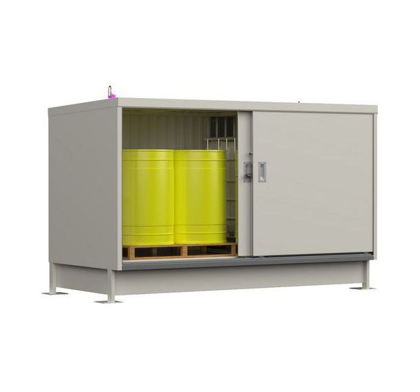 Conteneur extérieur - L.3m 1 niveau - portes coulissantes