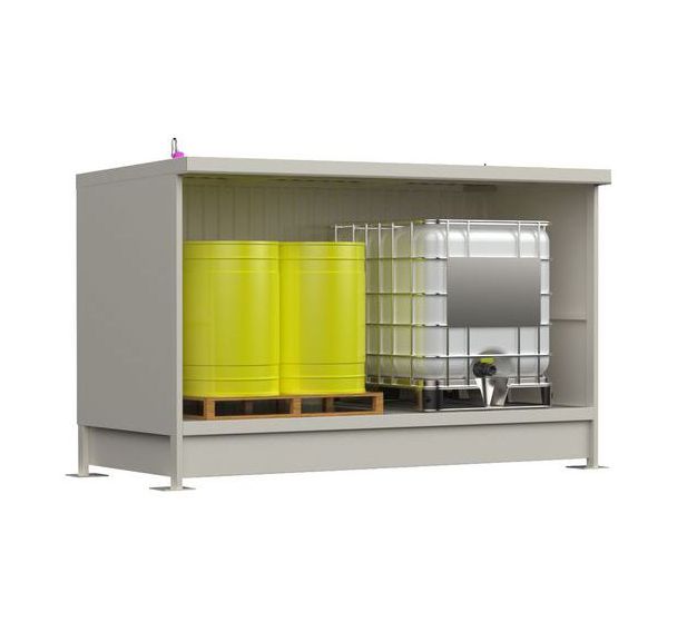 Conteneur extérieur - Longueur 3m 1 niveau sans portes