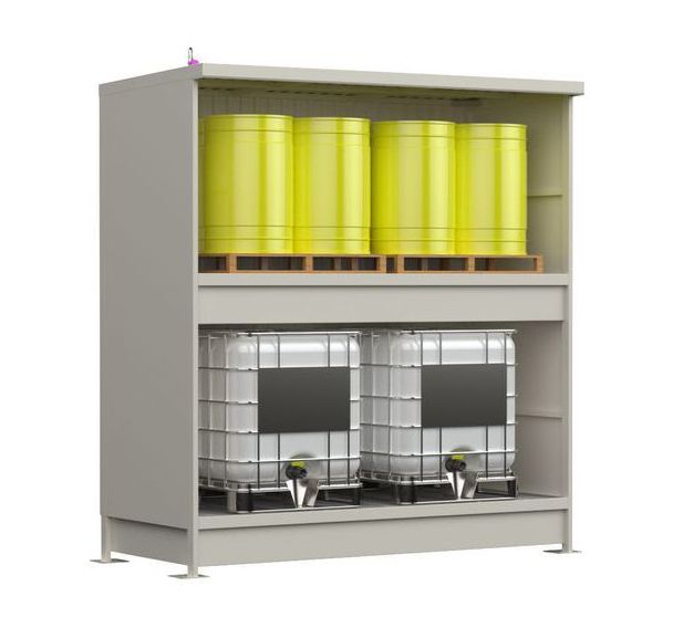 Conteneur extérieur - Longueur 3m 2 niveaux sans portes