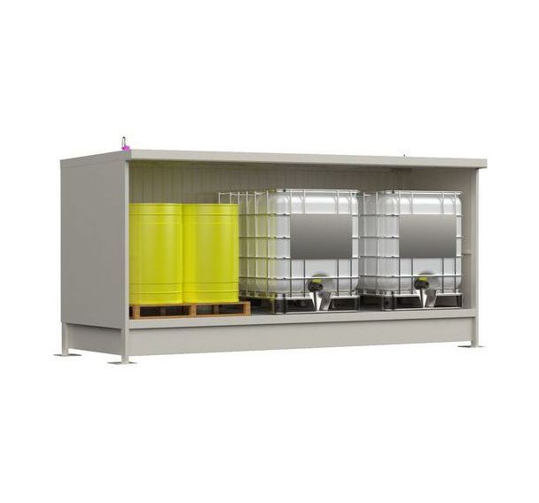 Conteneur extérieur - Longueur 4m 1 niveau sans portes