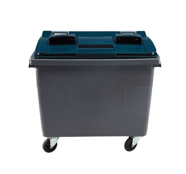 Conteneur mobile Plastic Omnium - Couvercle spéciale papier - 660 L