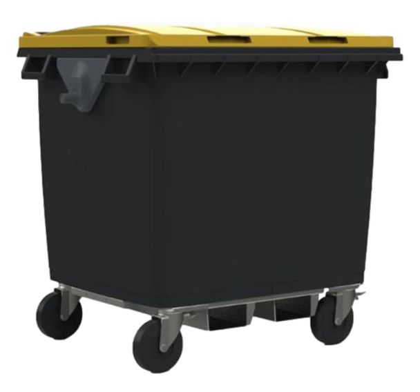 Conteneur mobile SULO - Passage de fourche - Tri des déchets  - 1000 L