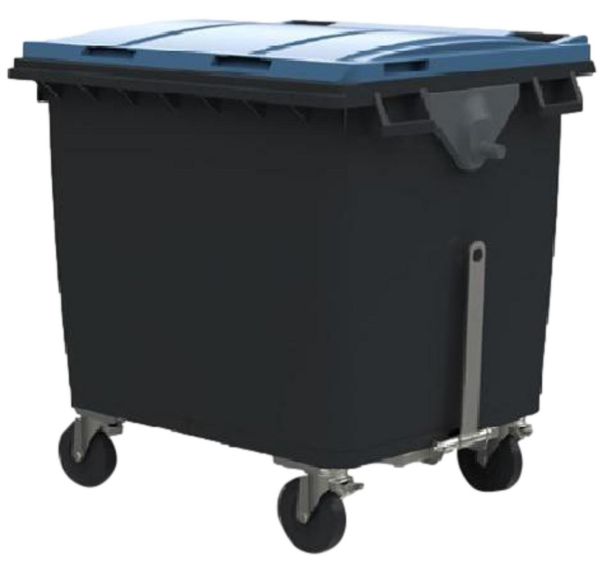 Conteneur mobile SULO - Timon d'attelage - Tri des déchets  - 1000 L