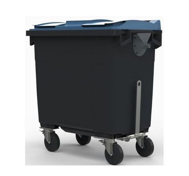 Conteneur mobile SULO - Timon d'attelage - Tri des déchets  -  770 L