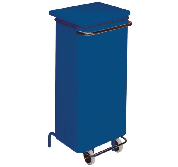 Conteneur mobile à pédale avec frontale amovible 110L