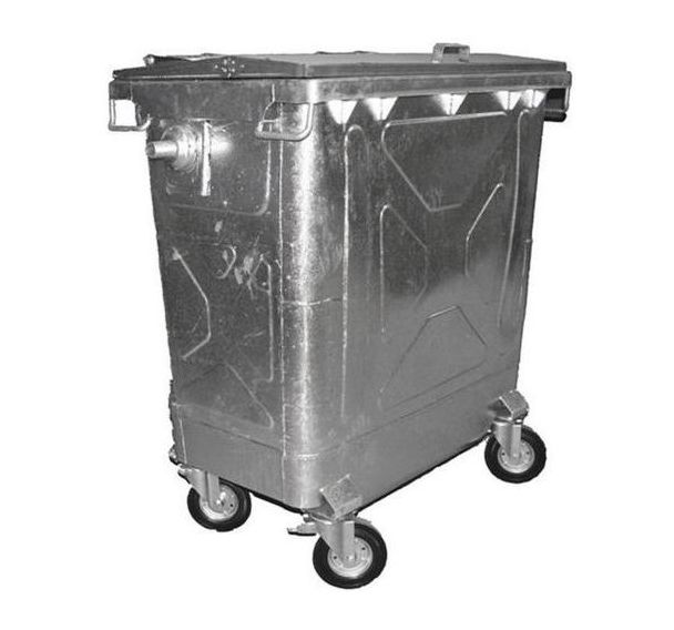 Conteneur mobile en acier galvanisé - 770 L