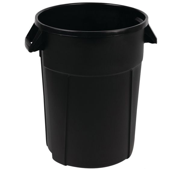 Conteneur rond - Noir - Manutan Expert