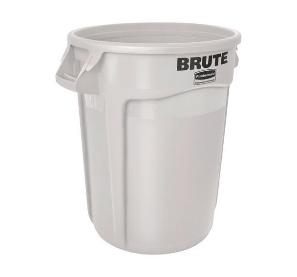 Conteneur rond avec conduits d'aération Blanc 38 à 167 L -Rubbermaid