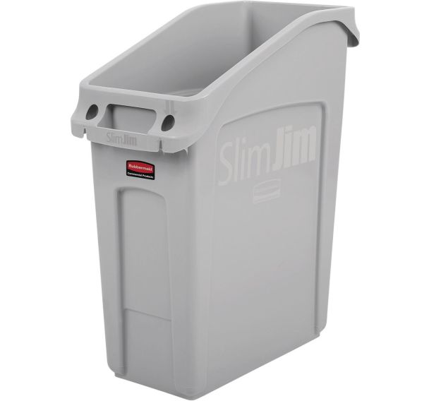 Conteneur sous-comptoir Slim Jim 49L gris