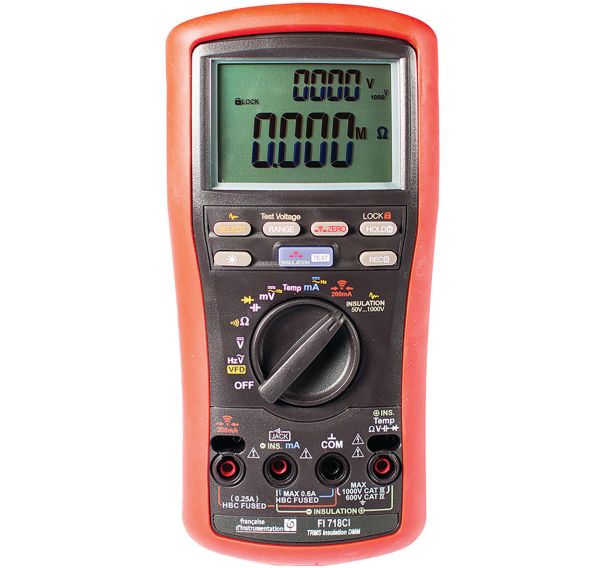 Contrôleur d'isolement 25 Gohms de 1000 V