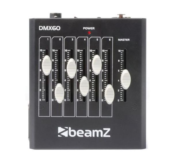 Contrôleur de lumières 6 canaux beamz dmx60
