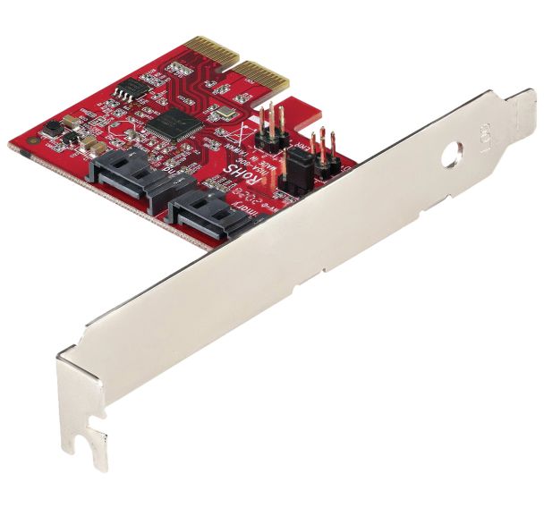 Controleur de stockage Carte PCI Express SATA 2 ports - StarTech