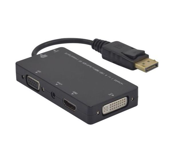 Convertisseur DisplayPort vers HDMI, VGA et DVI