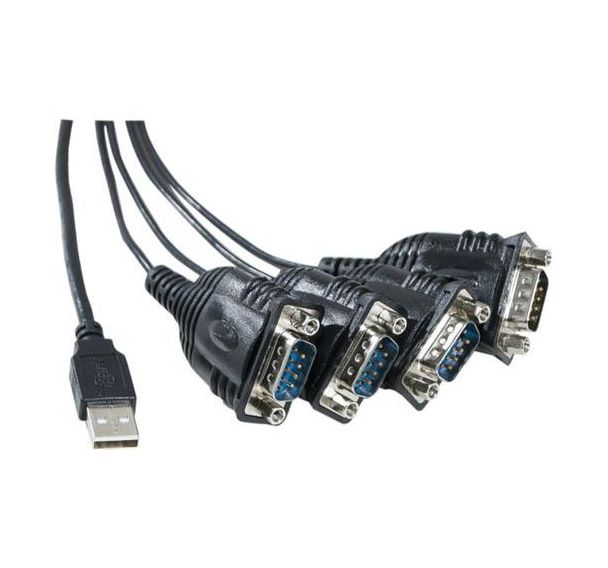 Convertisseur USB vers 4 ports DB9 prolific