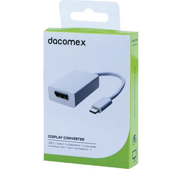 Convertisseur USB 3.1 Type-C vers DisplayPort 1.2 DACOMEX