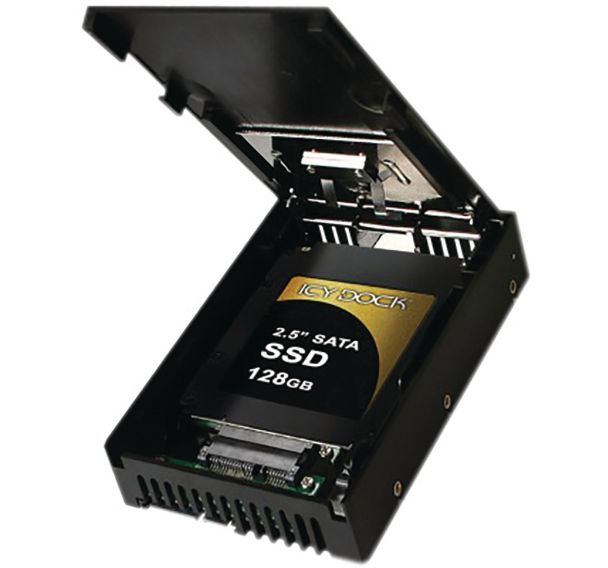 Convertisseur de DD et SSD 2.5'' vers 3.5'' à fermeture auto