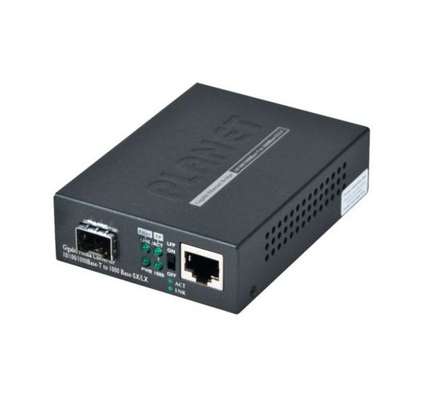 Convertisseur fibre 10/100/1000 - sfp slot et LFP