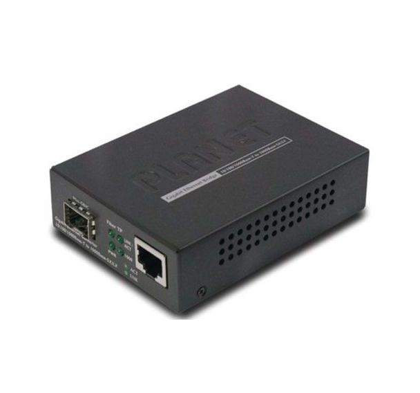 Convertisseur fibre SFP - RJ45 Gigabit PoE+ 30w