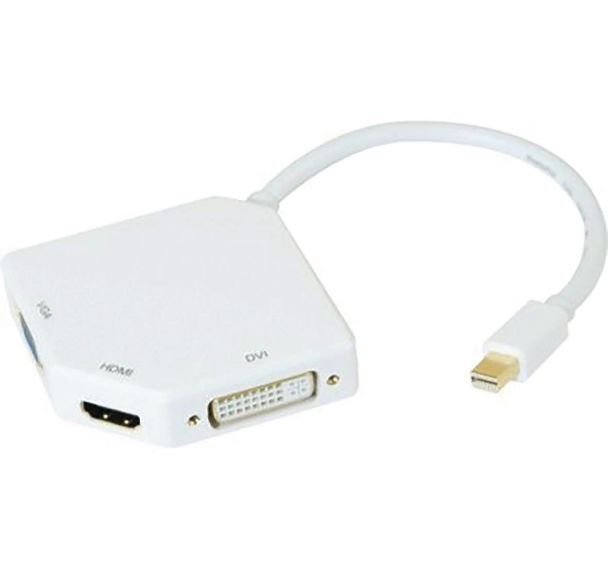 Convertisseur mini DisplayPort 1.2 vers DVI ou VGA ou HDMI