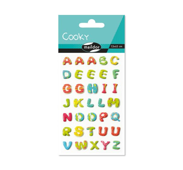 Cooky, Sach 1 pl 7,5x12cm, Alphabet pep's