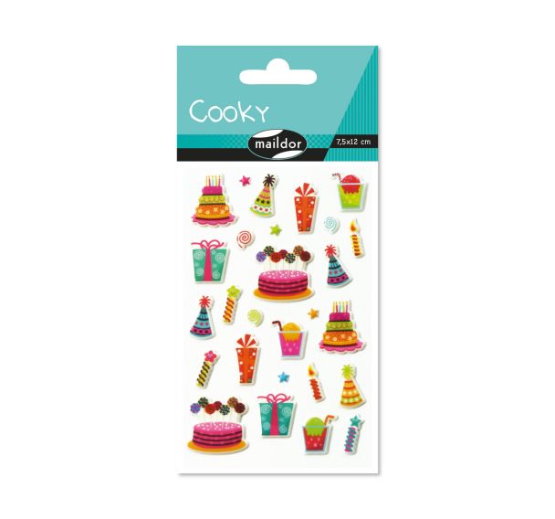 Cooky, Sach 1 pl 7,5x12cm, Anniversaire