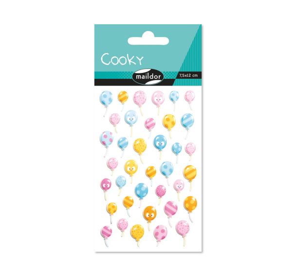 Cooky, Sach 1 pl 7,5x12cm, Ballons de baudruches
