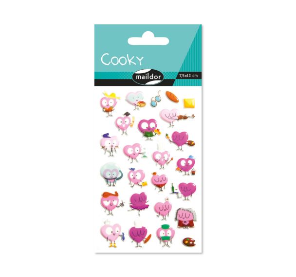 Cooky, Sach 1 pl 7,5x12cm, Cœur Métiers
