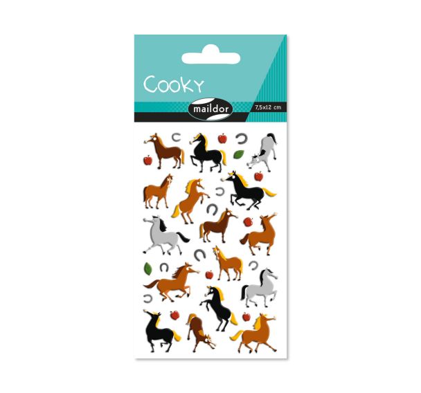 Cooky, Sach 1 pl 7,5x12cm, Chevaux
